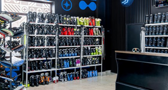 Ski equipment and suits rental