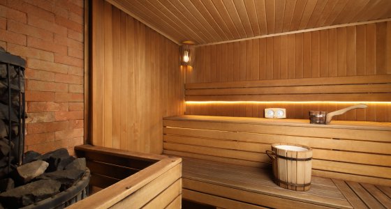 Sauna, steam room